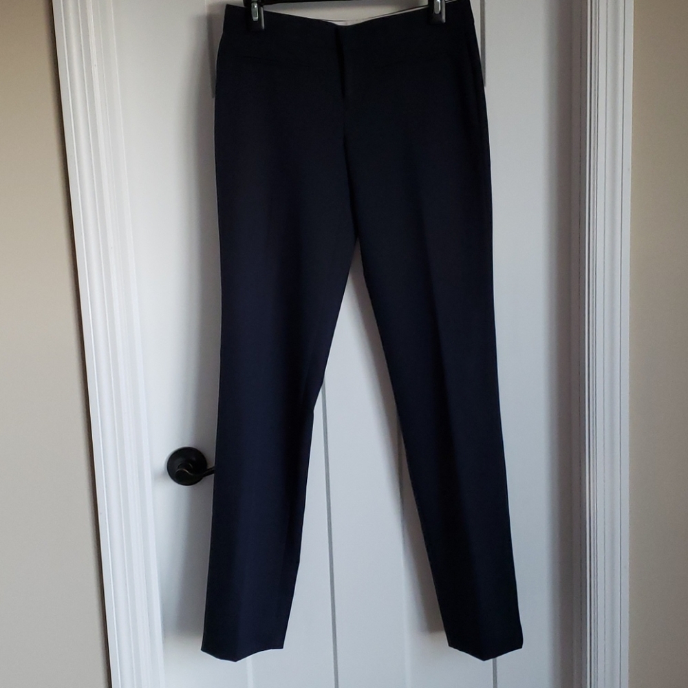 DKNY Navy Straight Leg Pants